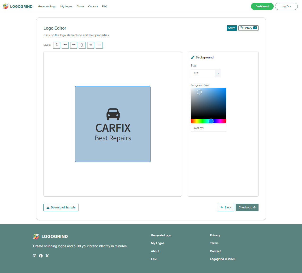Refine in the editor